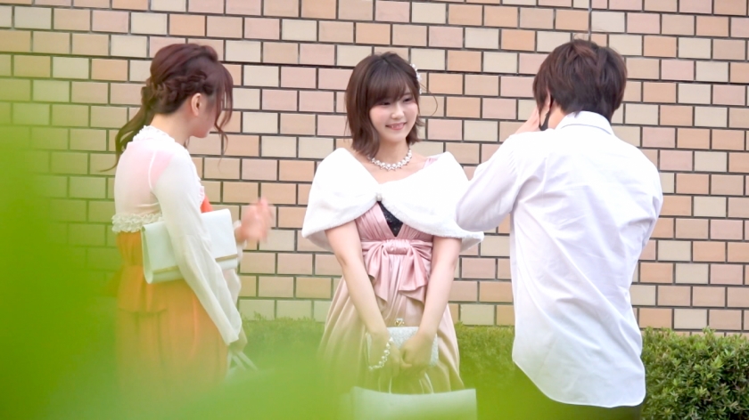 ド清楚なりながドレス姿で悶えイキ！ご無沙汰ボディに中出し2連発！