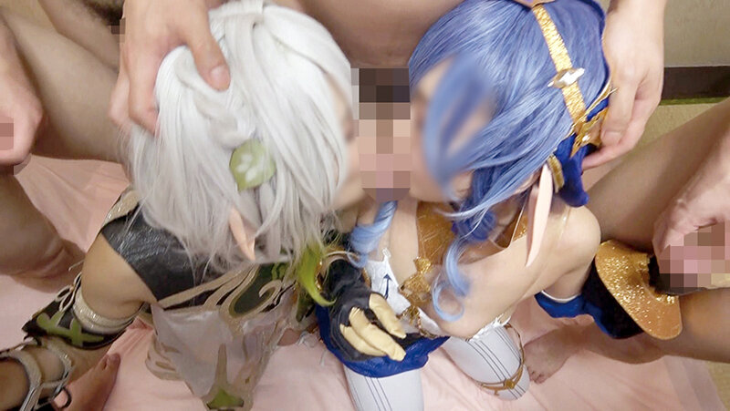 美少女レイヤー2名10P大乱交SEX【Wマ●コ生ハメ交互中出し】全員Dキス＆フェラ＆ハメ放題【ザーメン連射ぶっかけエンドレス超連続SEX】これまでのアニクラ勢もぐせく最高峰スペシャル完成致しました＋逆3Pハーレム童貞喪失編のサンプル画像5